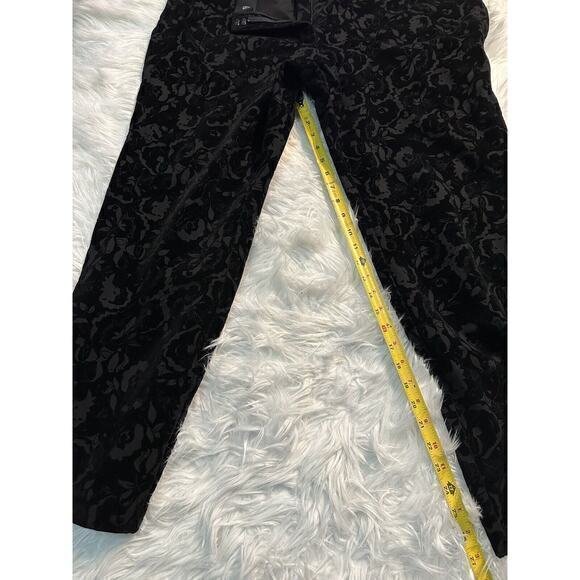 Alfani women's size 24 W Stretch Dress Pants waist 44” Black velvet - Picture 5 of 6